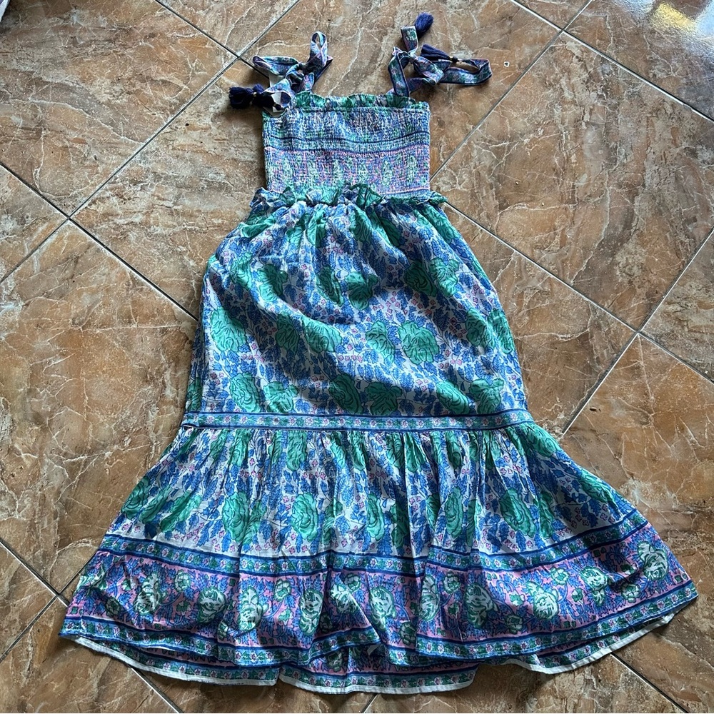 Alicia Bell Cotton Printed midi dress